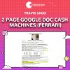 2 Page Google Doc Cash Machines (Ferrari) - Travis Sago