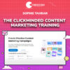 Sophie Tahran – The ClickMinded Content Marketing Training