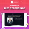 WebinarCon – 2023 Recordings