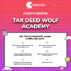 Joseph Griffin – Tax Deed Wolf Academy