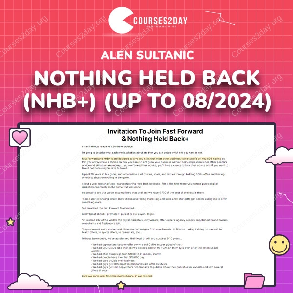 Alen Sultanic – Nothing Held Back