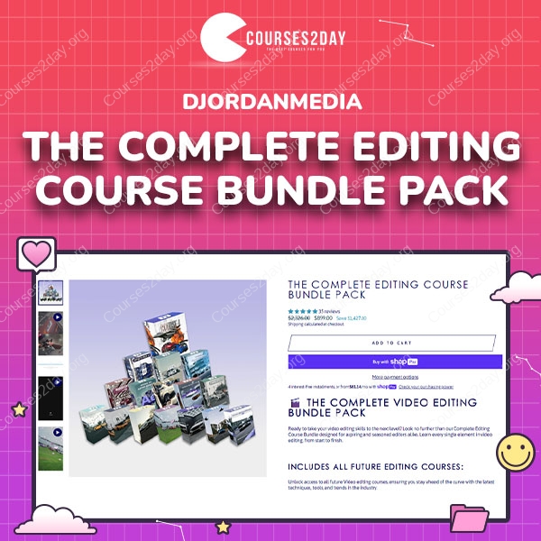 DJordanMedia – The Complete Editing Course Bundle Pack
