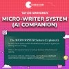 Taylin Simmonds – Micro-Writer System (AI Companion)