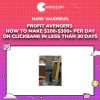 Mark Vaudreuil – Profit Avengers – HOW TO MAKE $200-$300+ PER DAY ON CLICKBANK IN LESS THAN 30 DAYS