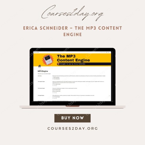 Erica Schneider – The MP3 Content Engine