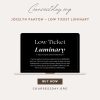 Jocelyn Panton – Low Ticket Luminary