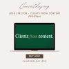 Josh Spector - Clients From Content Program