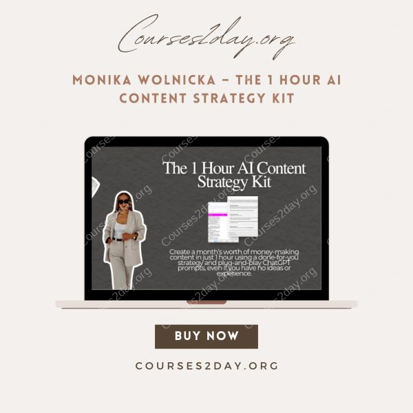 Monika Wolnicka – The 1 Hour AI Content Strategy Kit