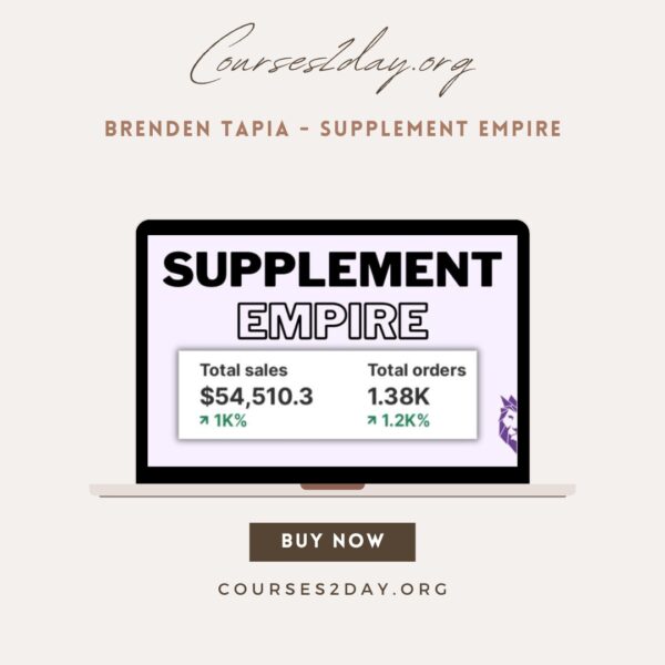 Brenden Tapia - Supplement Empire