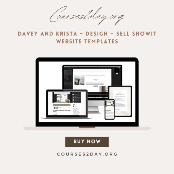 Davey and Krista – Design + Sell Showit Website Templates